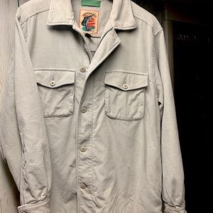 Corduroy shirt jacket